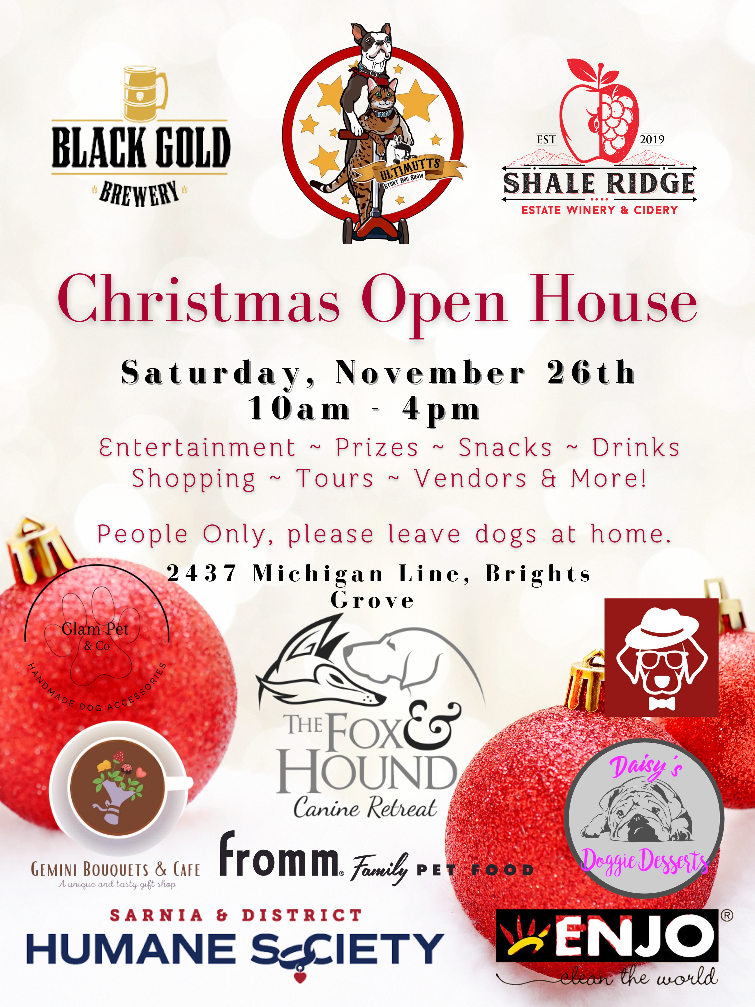 Christmas Open House Poster